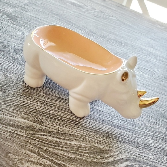 💥LAST ONE💥NIB Anthro Remi the Rhino Trinket Dish - Picture 3 of 6
